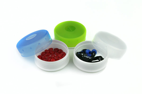 GoTubbs, 3 medium shown with electronics and medication